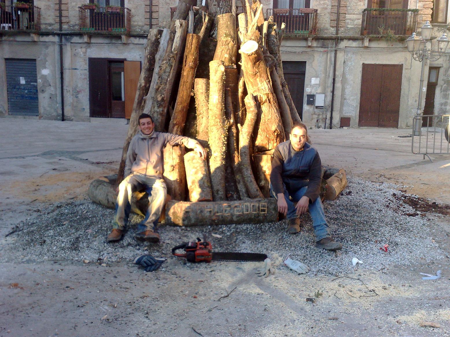 Foto Focara 2008 - Falò ad Aiello Calabro
